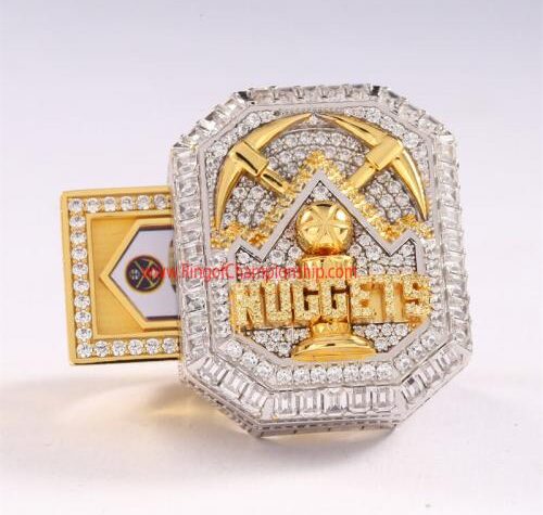 buy best quality custom 2023 Denver Nuggets championship ring