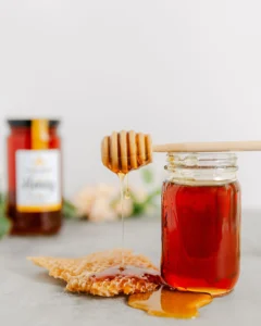raw wildflower honey