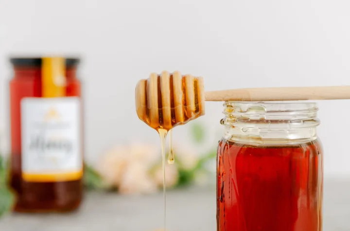 raw wildflower honey