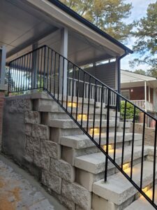 retainer wall railing Birmingham AL