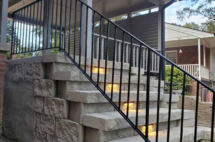 retainer wall railing Birmingham AL