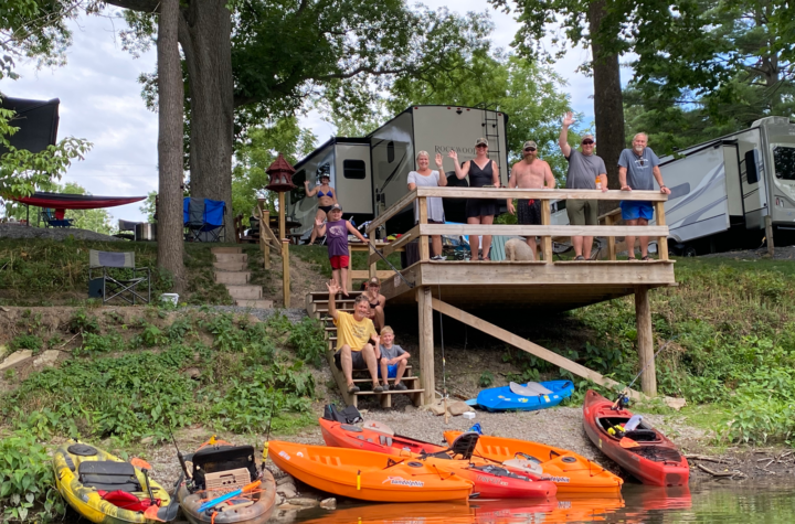 river-front cottage on Juniata river