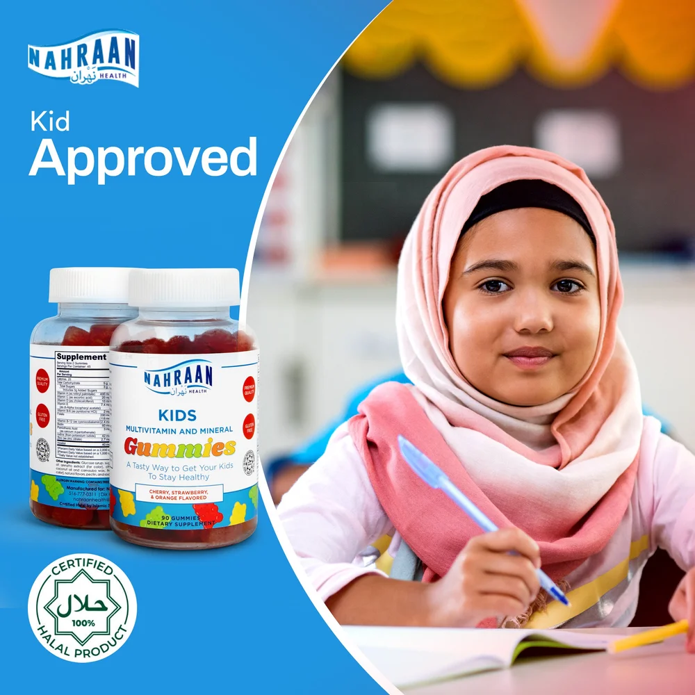 Browse halal vitamin gummies made specifically for growing kids