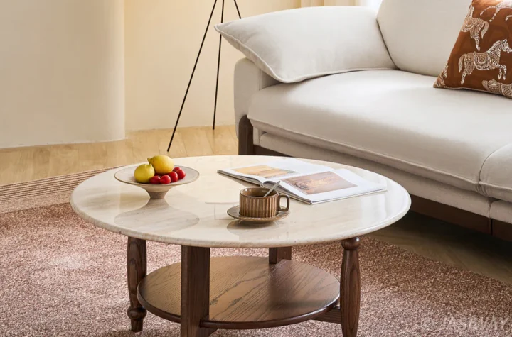 faux marble coffee table